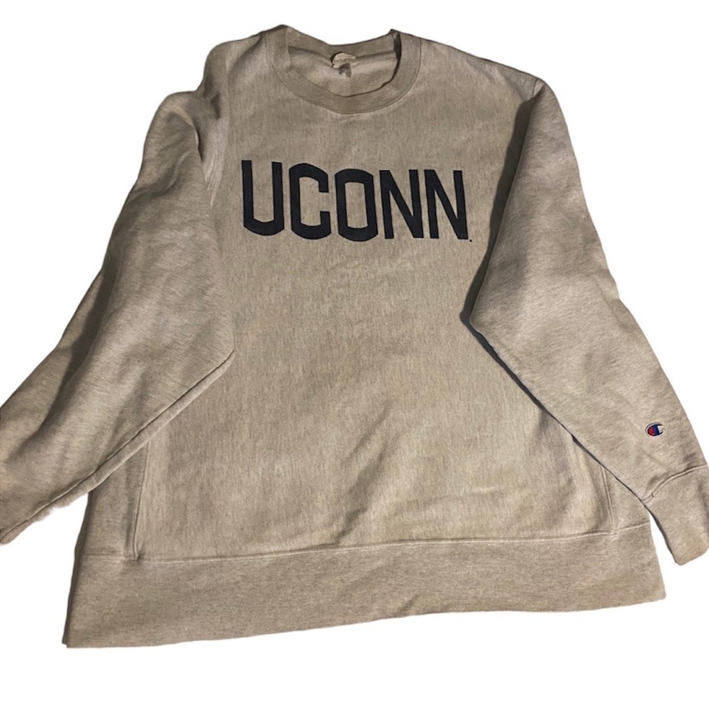 Vintage Champion Reverse Weave UCONN University Connecticut Sweatshirt XL